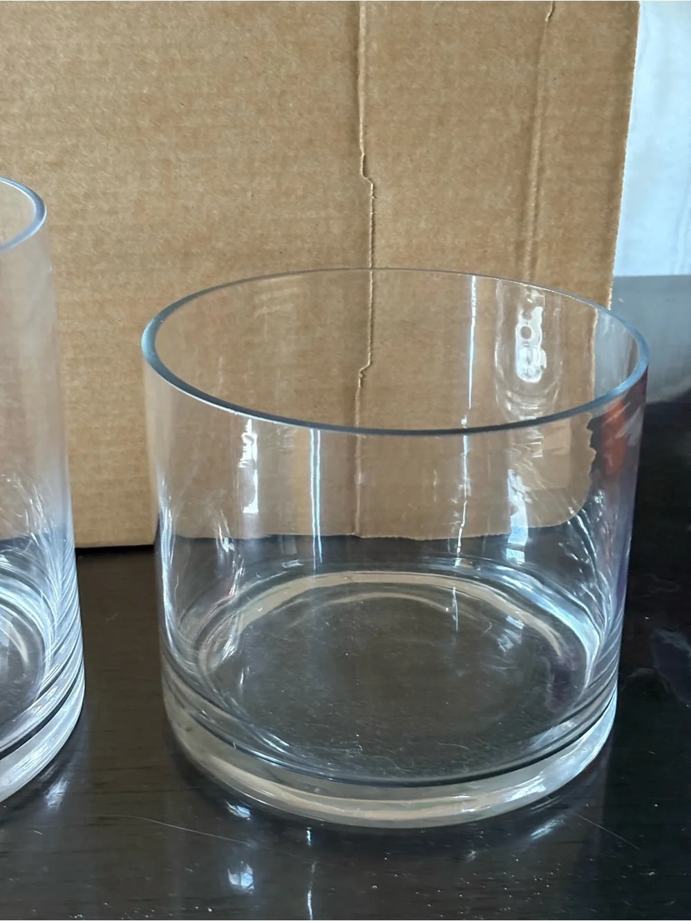 Clear Glass Cylinder Vase Set - Home Accents